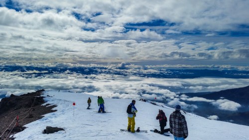 The view from the top of Nubes chair on a cloudy laden day give credence to its name