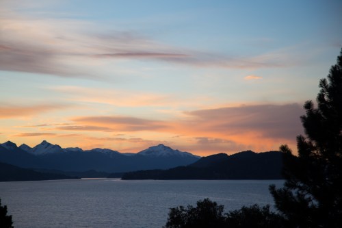 The view from the hotel room after returning from Frey