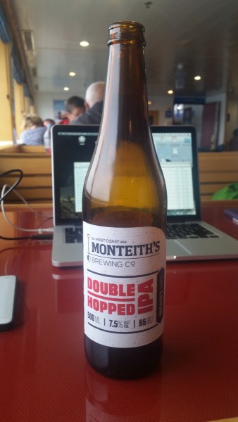 Double Hopped IPA for the ferry ride