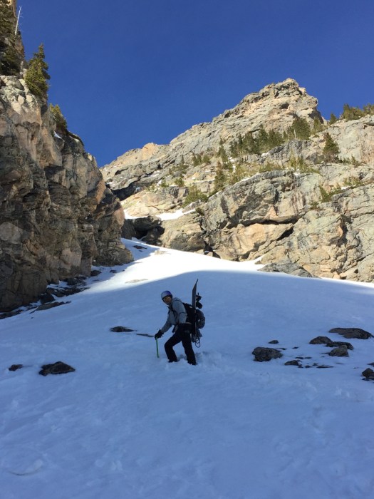 Me hiking up Dragons Tail