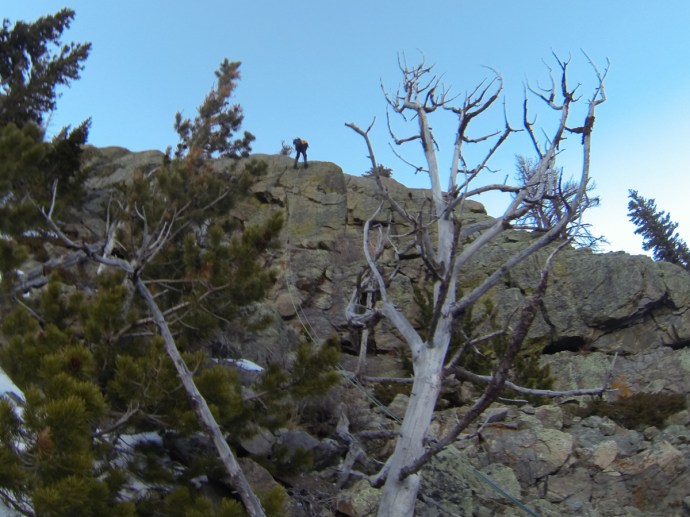 This was the big repel we did after the climb up