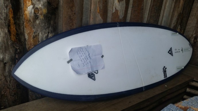 Eventually I gave away the buckled Hypto to the guy running the campsite, who I imagined would make sure it wound up in the right hands of a local grom