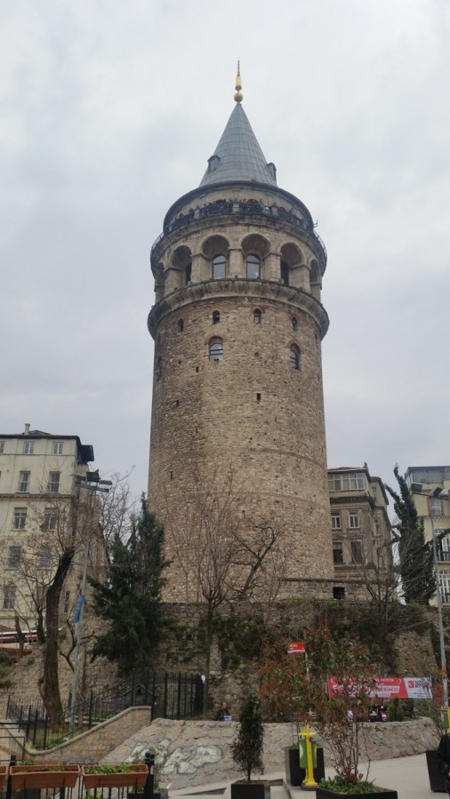 We ran out of time and had to catch a plane, but just before that we walked by the impressive Galata Tower