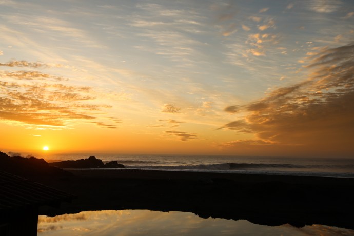 Another sunset shot from the balcony of the hostel.
