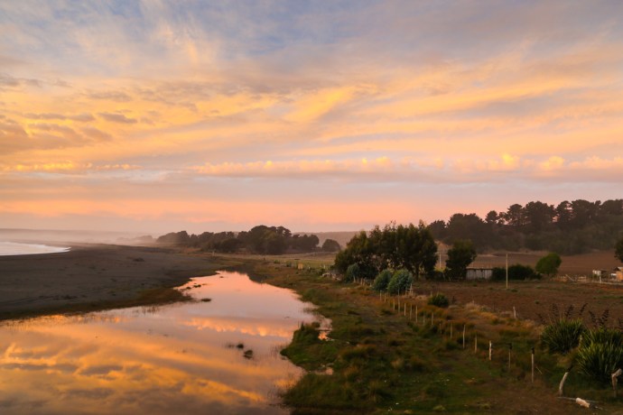 And a third sunset-ish shot from the balcony of the hostel.