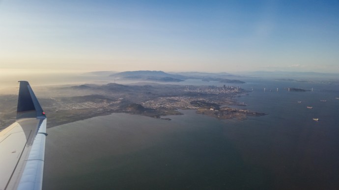 Leaving the gorgeous Bay Area