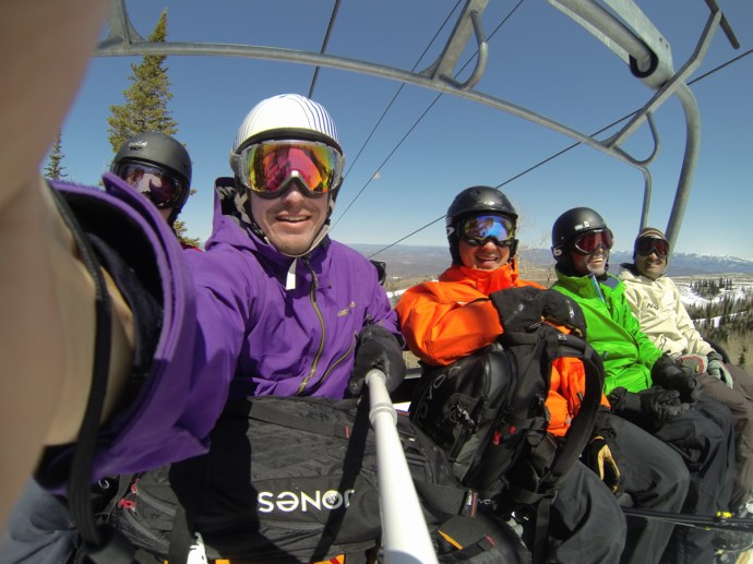 Good times with the boys. It was bluebird for the 2 days we skied Park City.