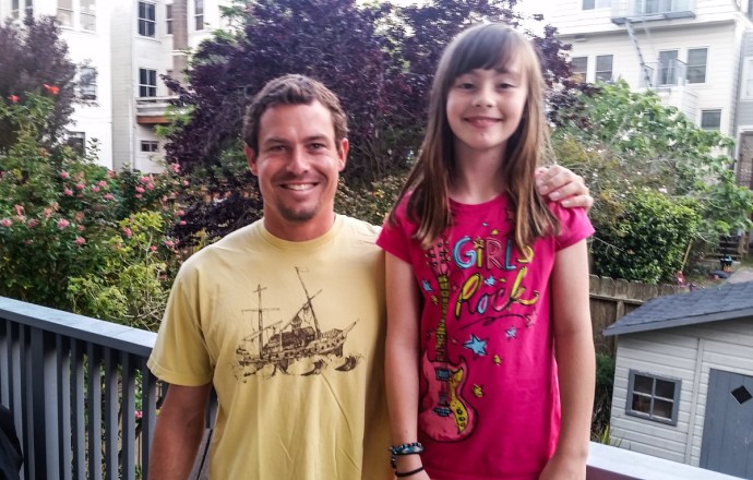 I visited the Davis family one evening in San Francisco and was amazed to see how much it seemed that Katya had grown!